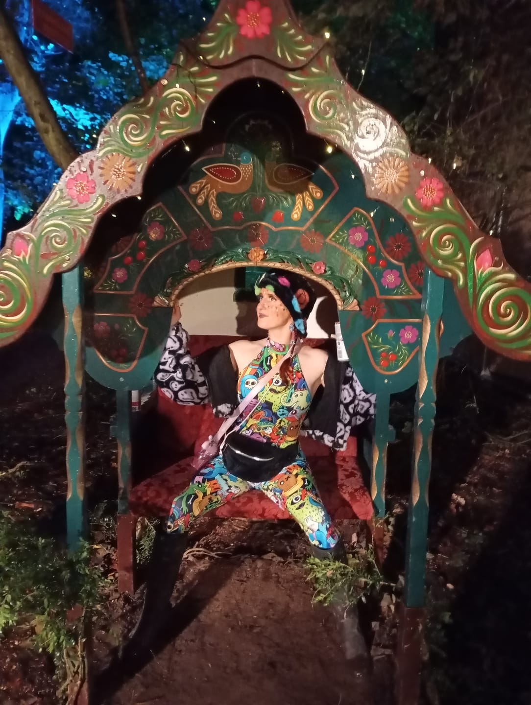 Customer photo review of Magic Forest Sleeveless Catsuit
