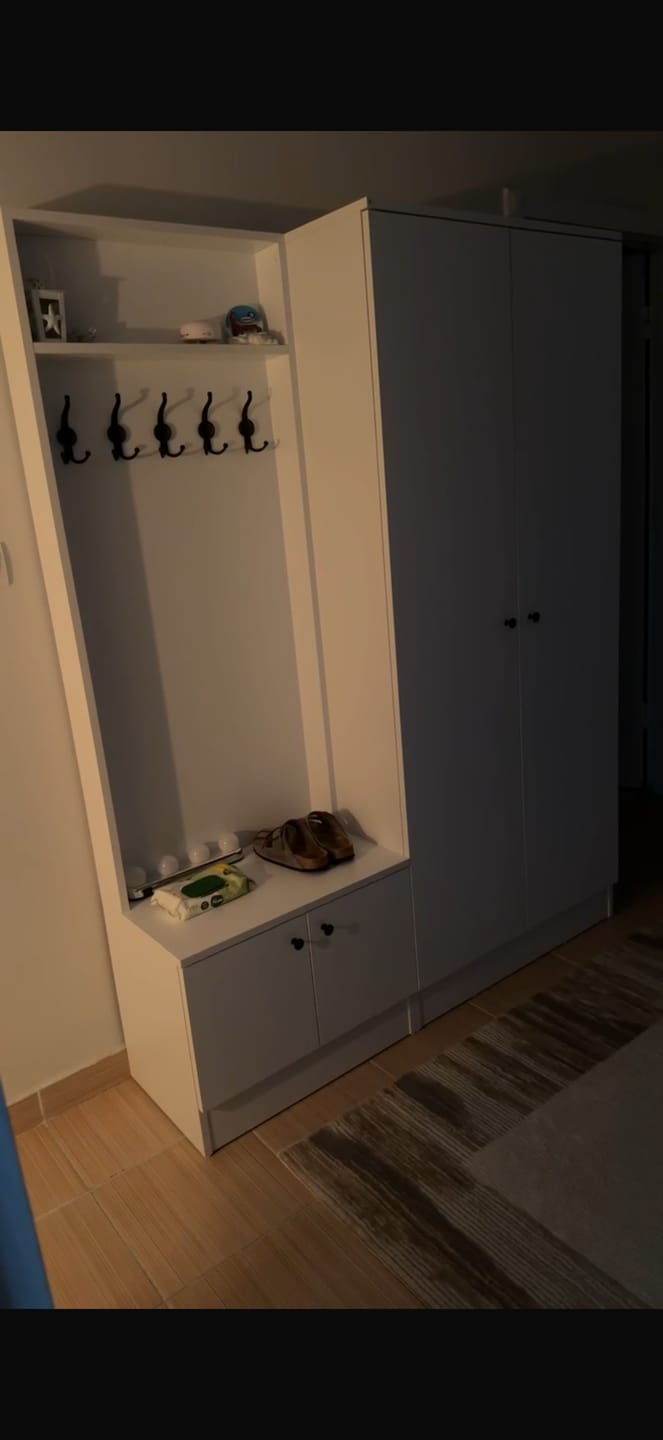 Customer photo review of Rani EA151 Modern Portmanto Raflı Askılı Ayakkabılık Vestiyer Beyaz