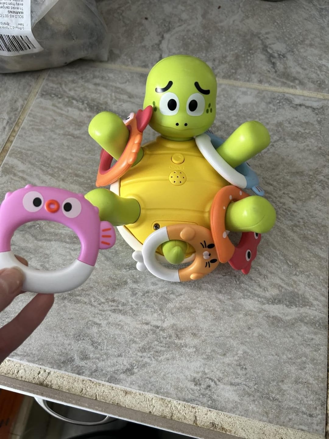 Customer photo review of Schildkröte Ringwurf Fontäne Badespielzeug | Wasserspielzeug Kleinkind Outdoor Sommer