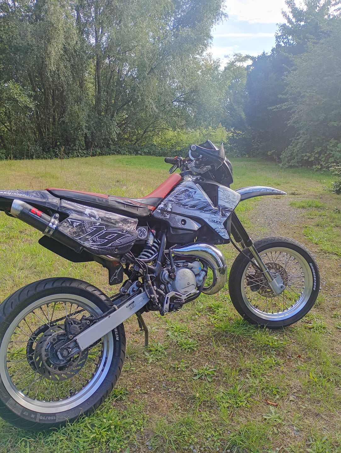 Customer photo review of NEW! FADED DRAGON - GRAPHICS KIT