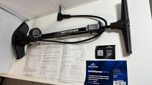Customer photo review of Fahrrad Luftpumpen für alle Ventile mit Airflow-Technologie