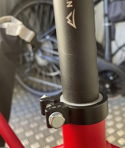 Customer photo review of gefederte Sattelstütze ComfortSpring - Comfort-Spring-Technologie