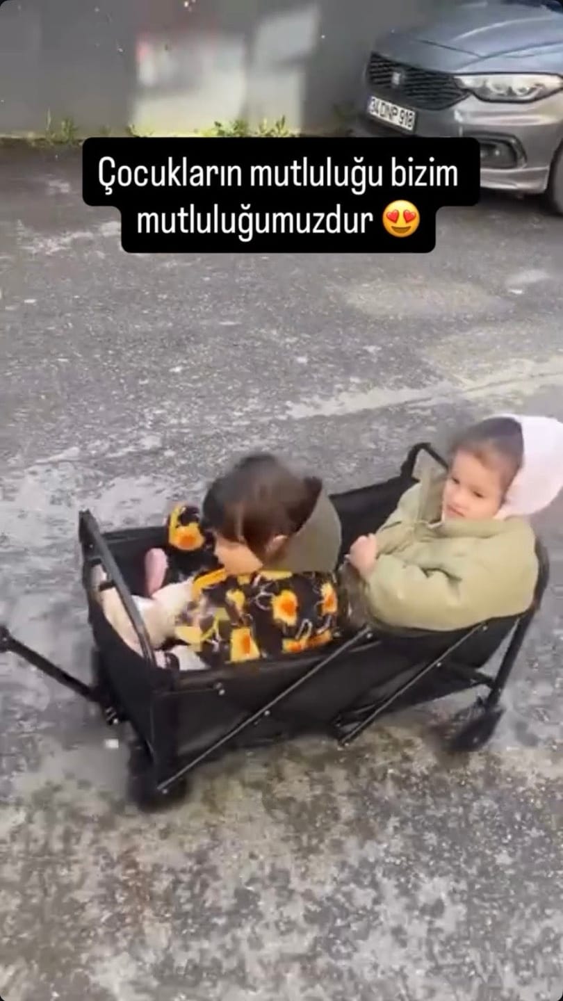 Customer photo review of Çek Götür | Katlanabilir Taşıma Arabası