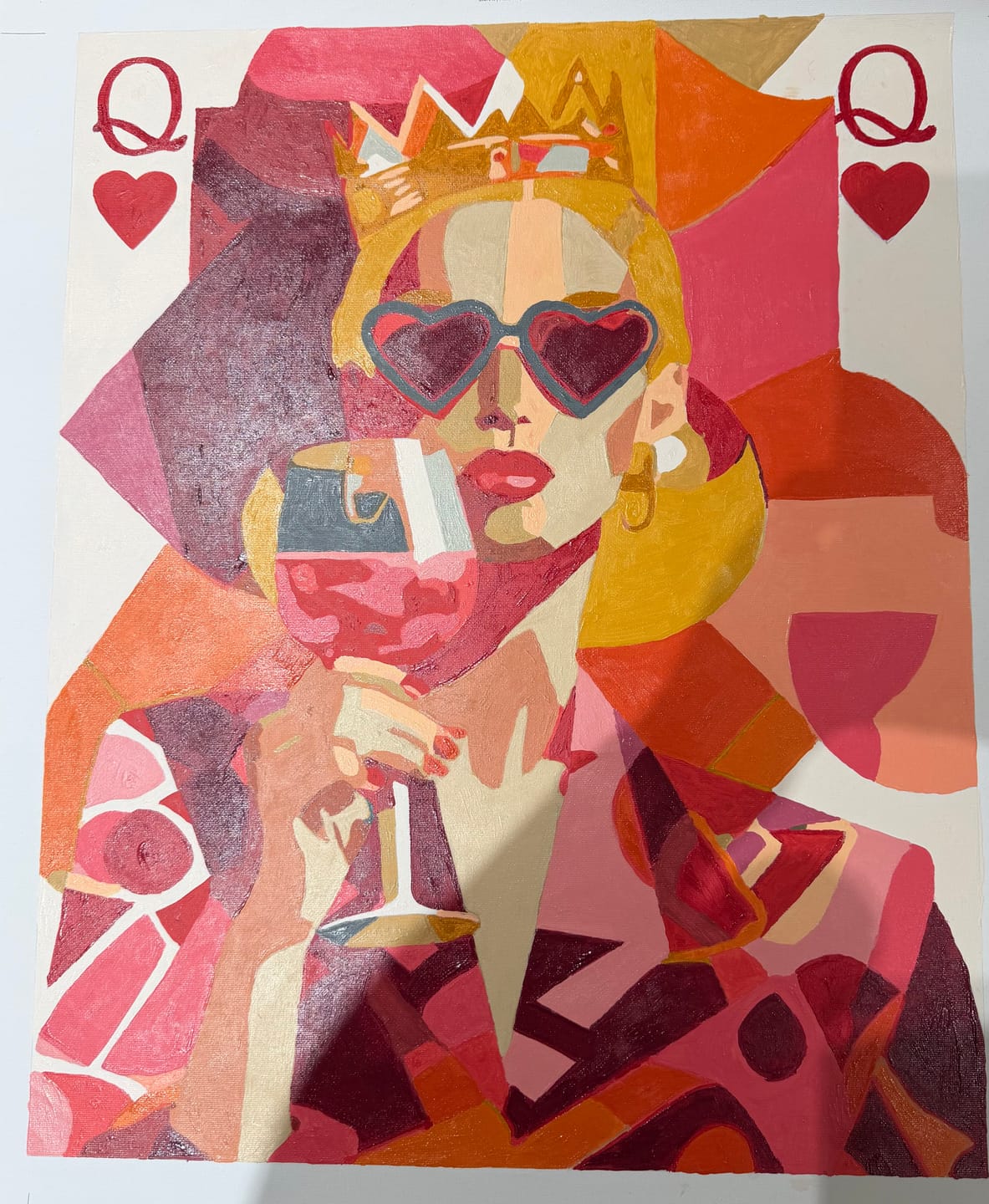 Customer photo review of The queen | Paint by Number