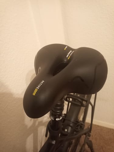 Customer photo review of Airflow Fahrradsattel mit Memory-Foam