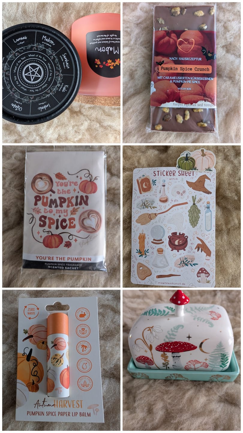 Customer photo review of Witchy Box September (Monatlich wechselnd & limtiert)