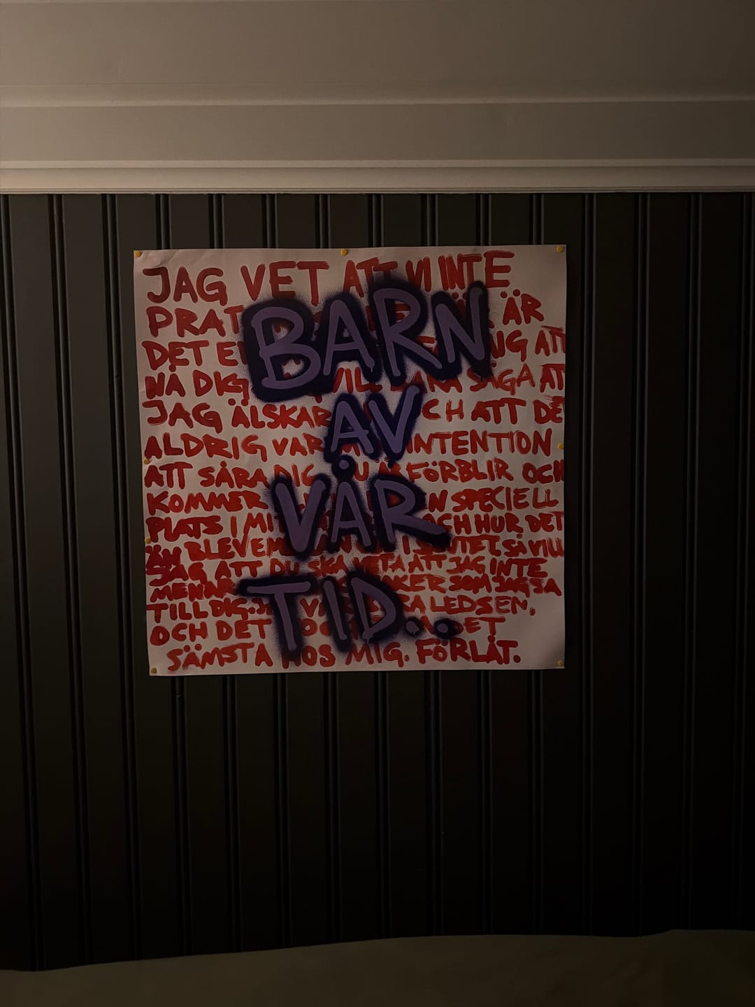 Customer photo review of Barn av vår tid - Poster