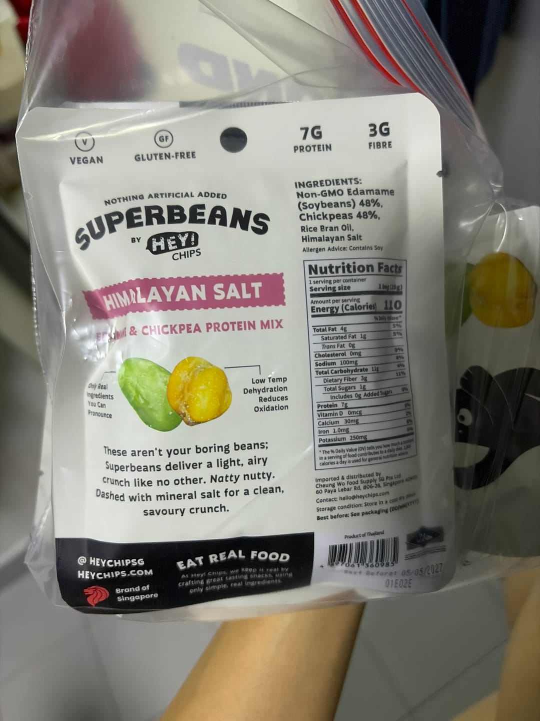 Customer photo review of Protein Mix Himalayan Salt (100g)