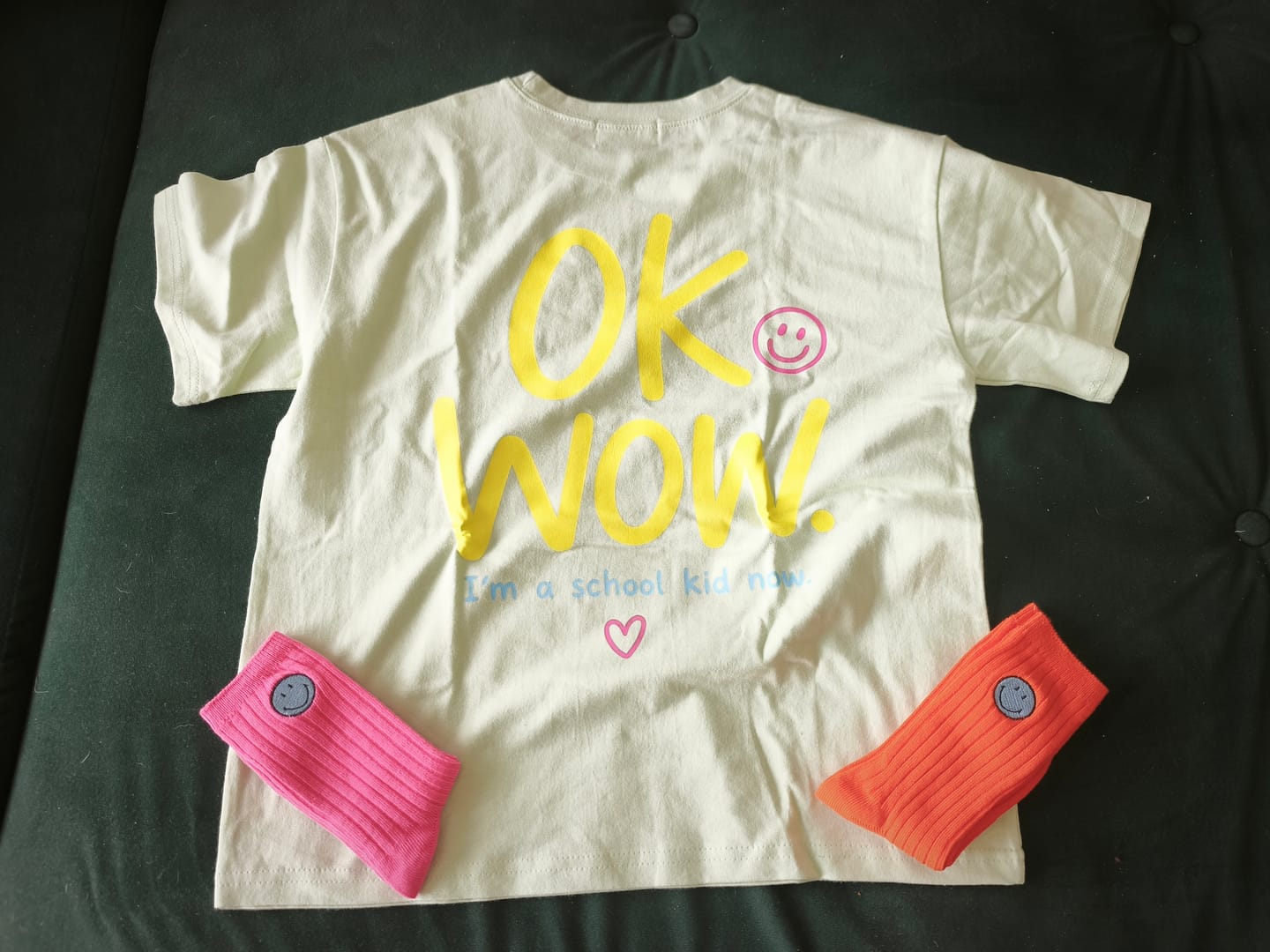 Customer photo review of 🎁 Smiley Dudie Socks (100% off)