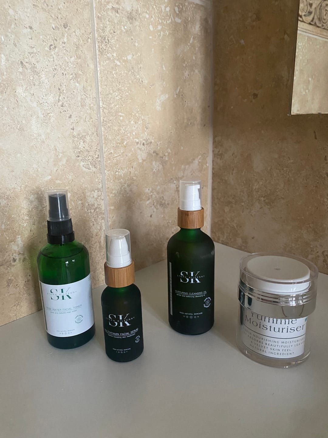 Customer photo review of Skincare Regime Ensemble
