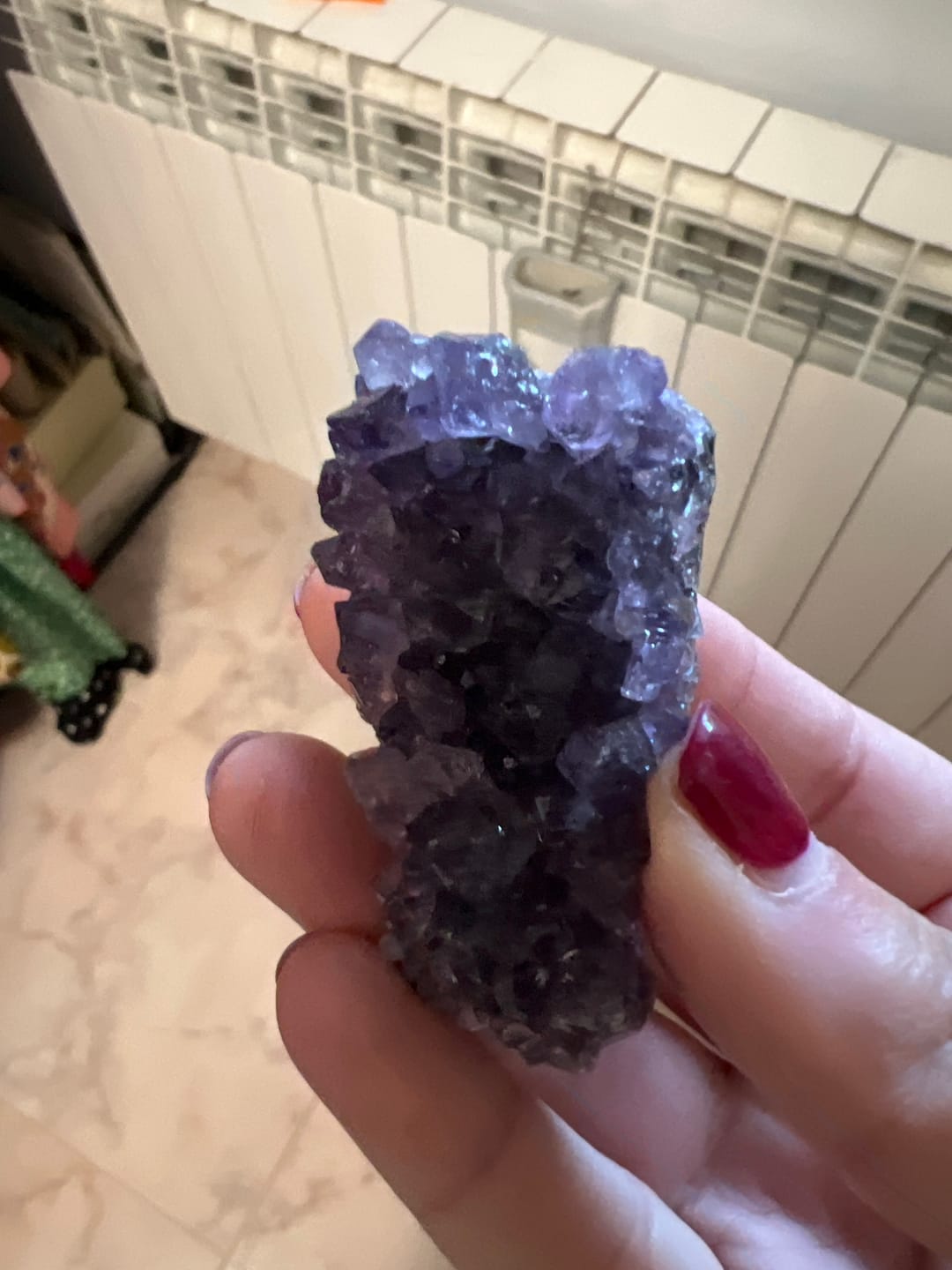 Customer photo review of Drusa de Amatista Calidad AA | Relajación - Equilibrio