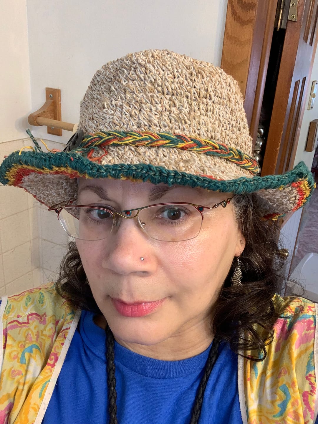 Customer photo review of Rasta Vibrations Hemp Peace Hat