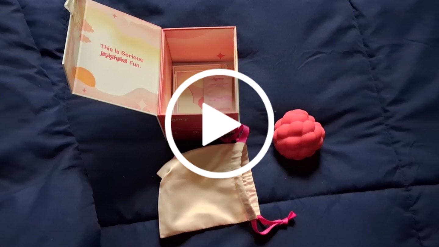 Customer video review of Berri Tapping Clitoral Massager