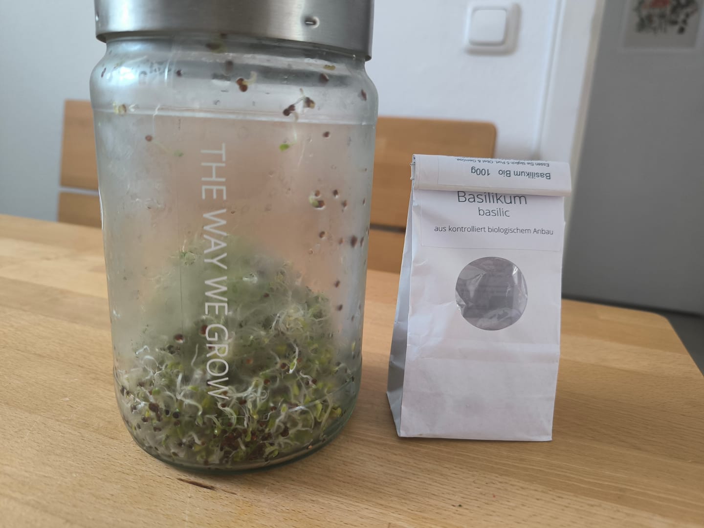 Customer photo review of Basilikum grün Bio sprossensamen
