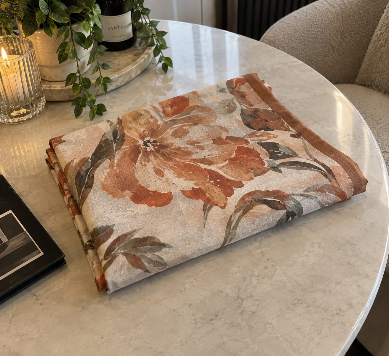 Customer photo review of Safir Yaprak Premium Dijital Soft Şal