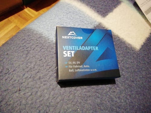 Customer photo review of Fahrradventil Adapter Set - immer das passende Ventil!