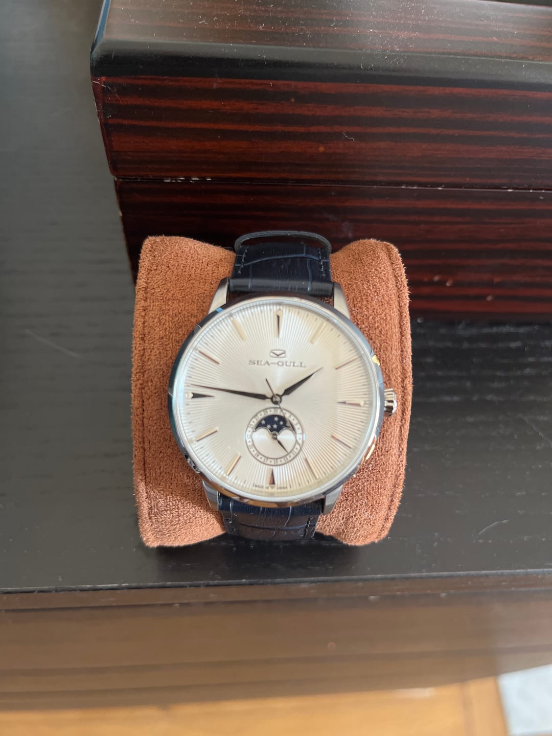 Customer photo review of Extraordinary Series Moon Phase Dress Watch 40mm