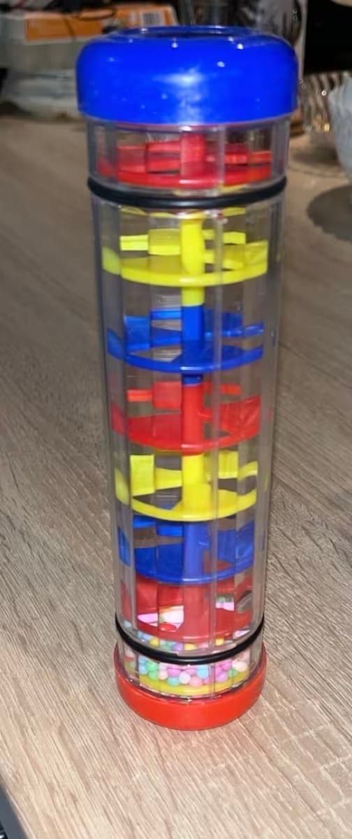 Customer photo review of Regenstab Sensorspielzeug Kinder | Beruhigendes Klangspielzeug Sensorik Kleinkind