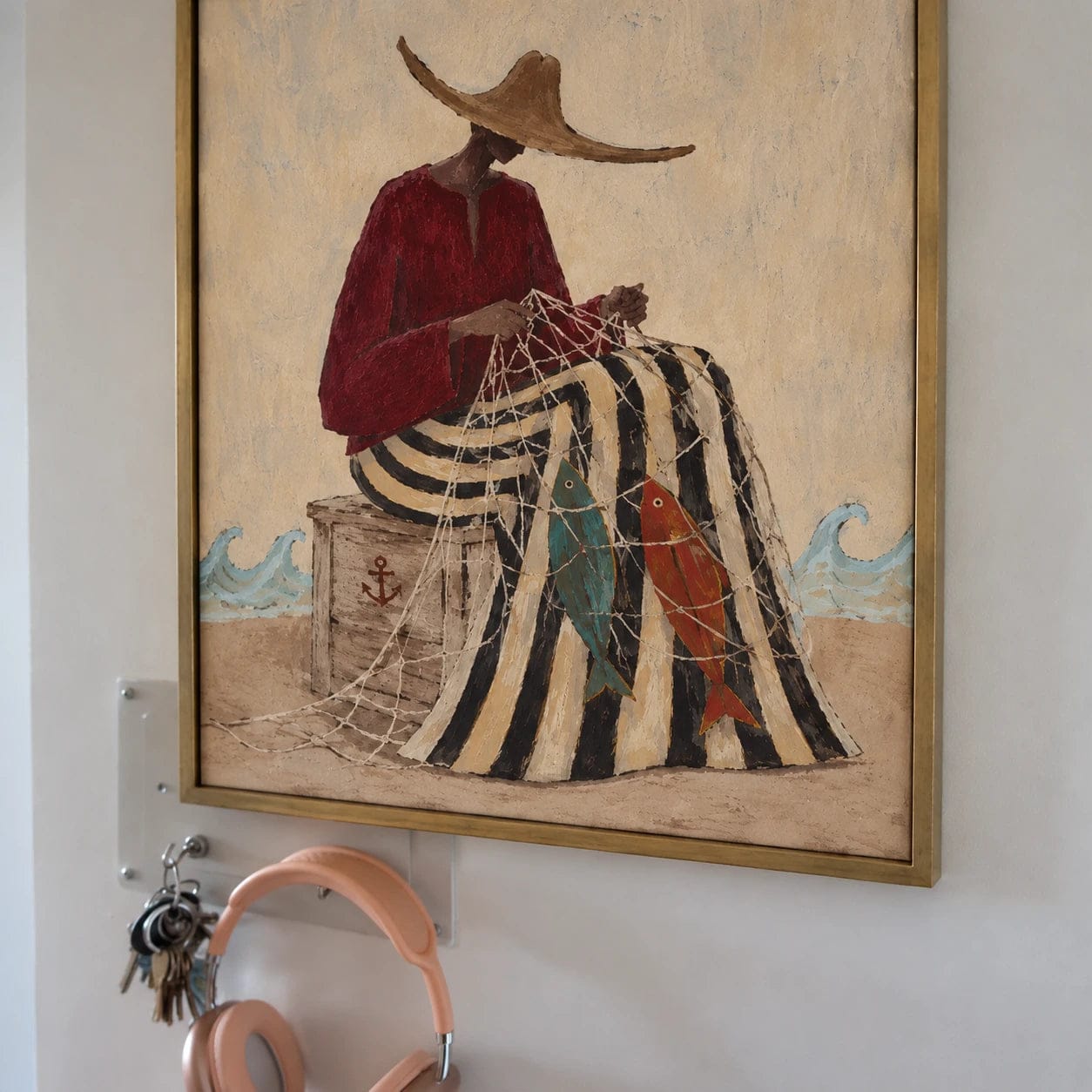 Customer photo review of Modern Folk Art｜Coastal Fisher