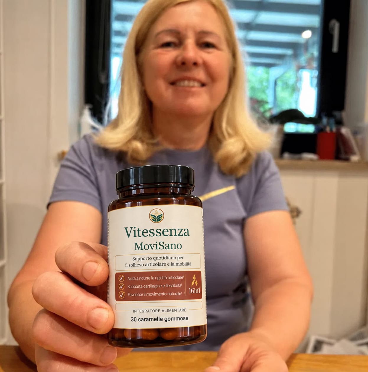 Customer photo review of 92 minerali essenziali per sostenere le articolazioni e aiutarti a vivere i gesti di ogni giorno con maggiore libertà e benessere