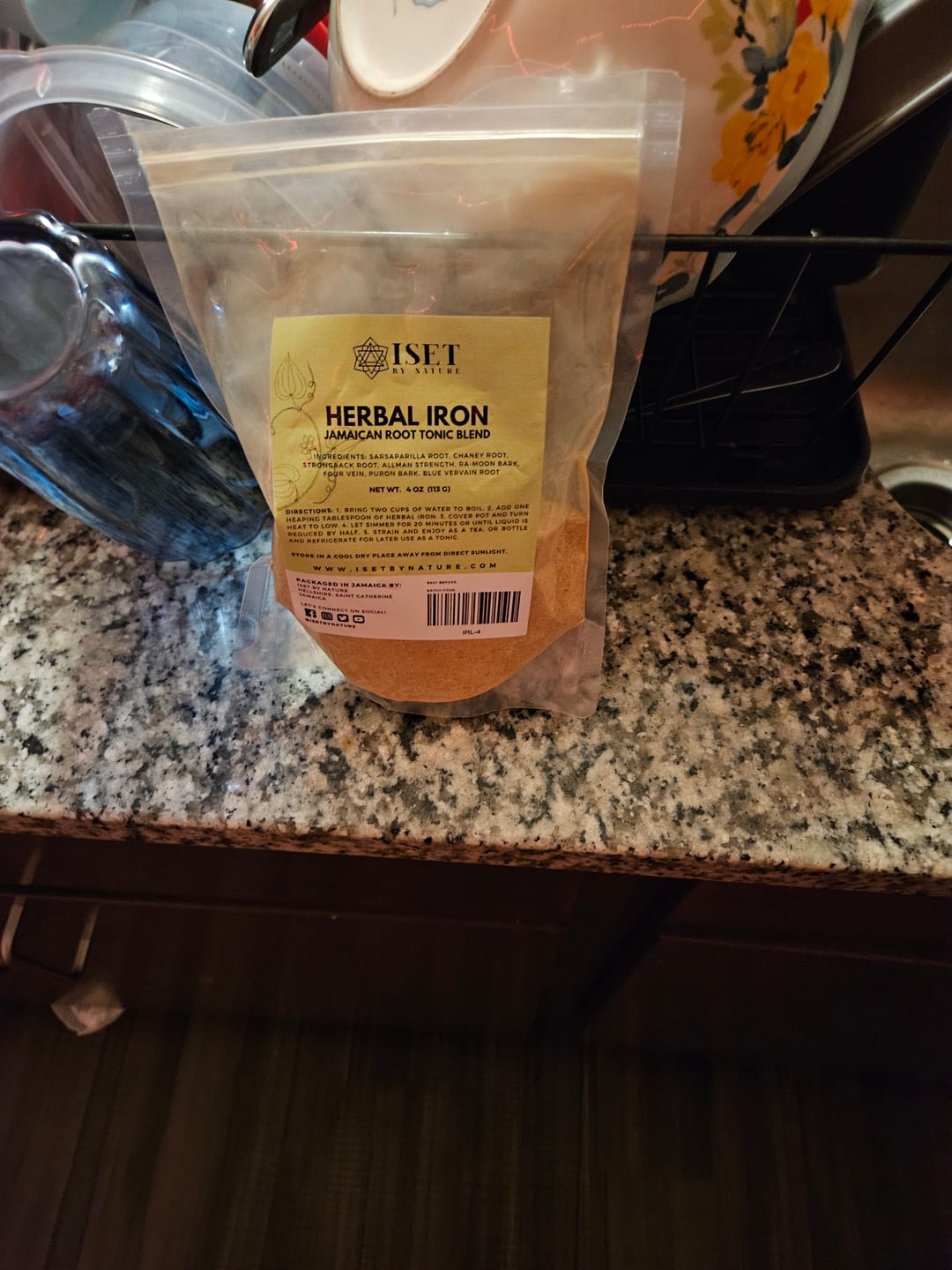 Customer photo review of Herbal Iron Roots™ Formula