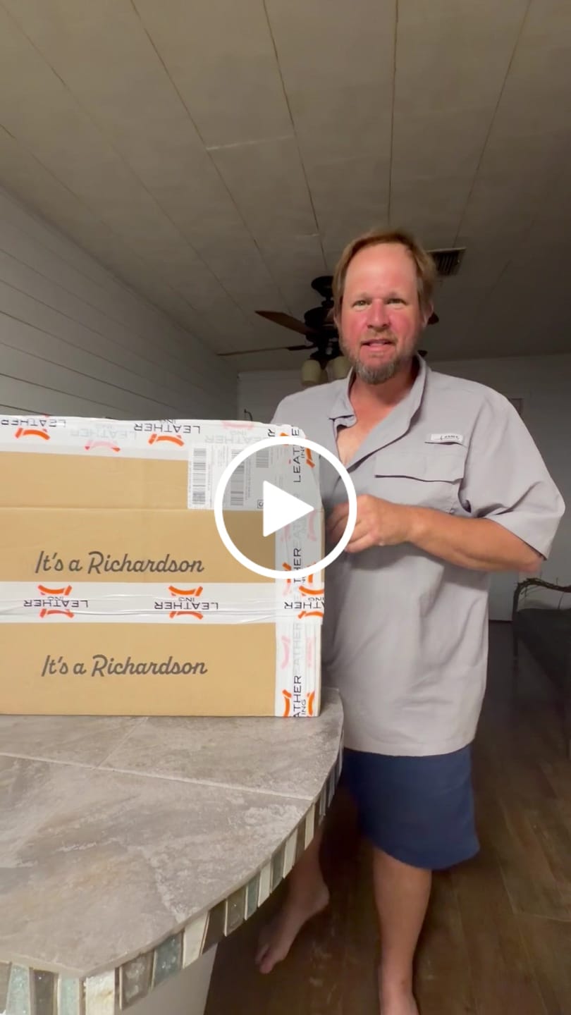 Customer video review of Richardson 115 Custom Leather Patch Hats