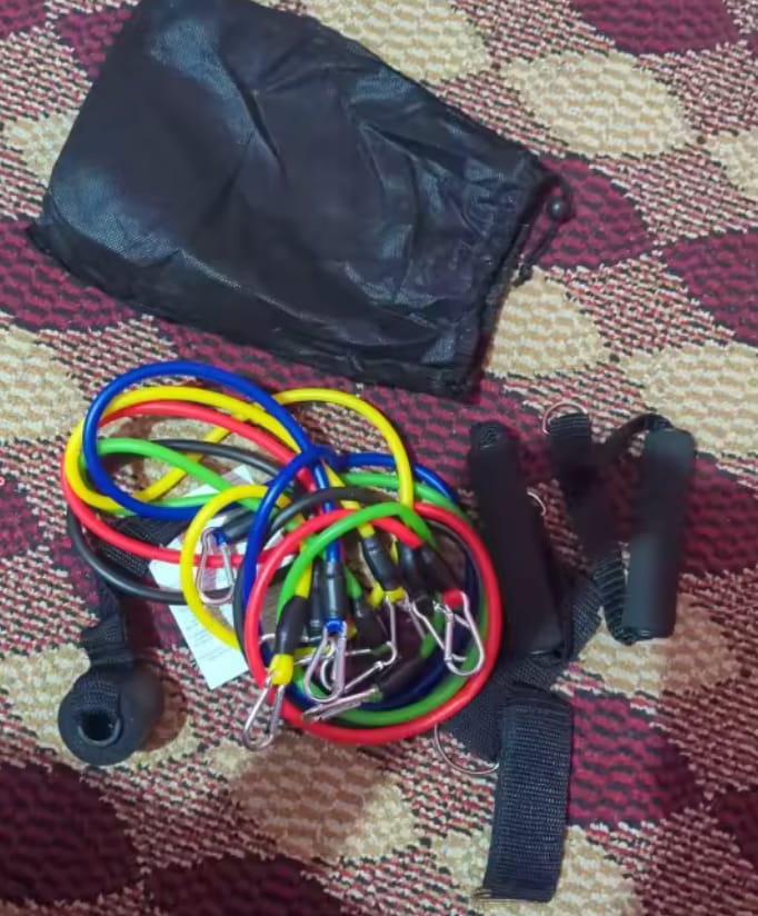 Customer photo review of Set de Bandas de Resistencia 5 Niveles