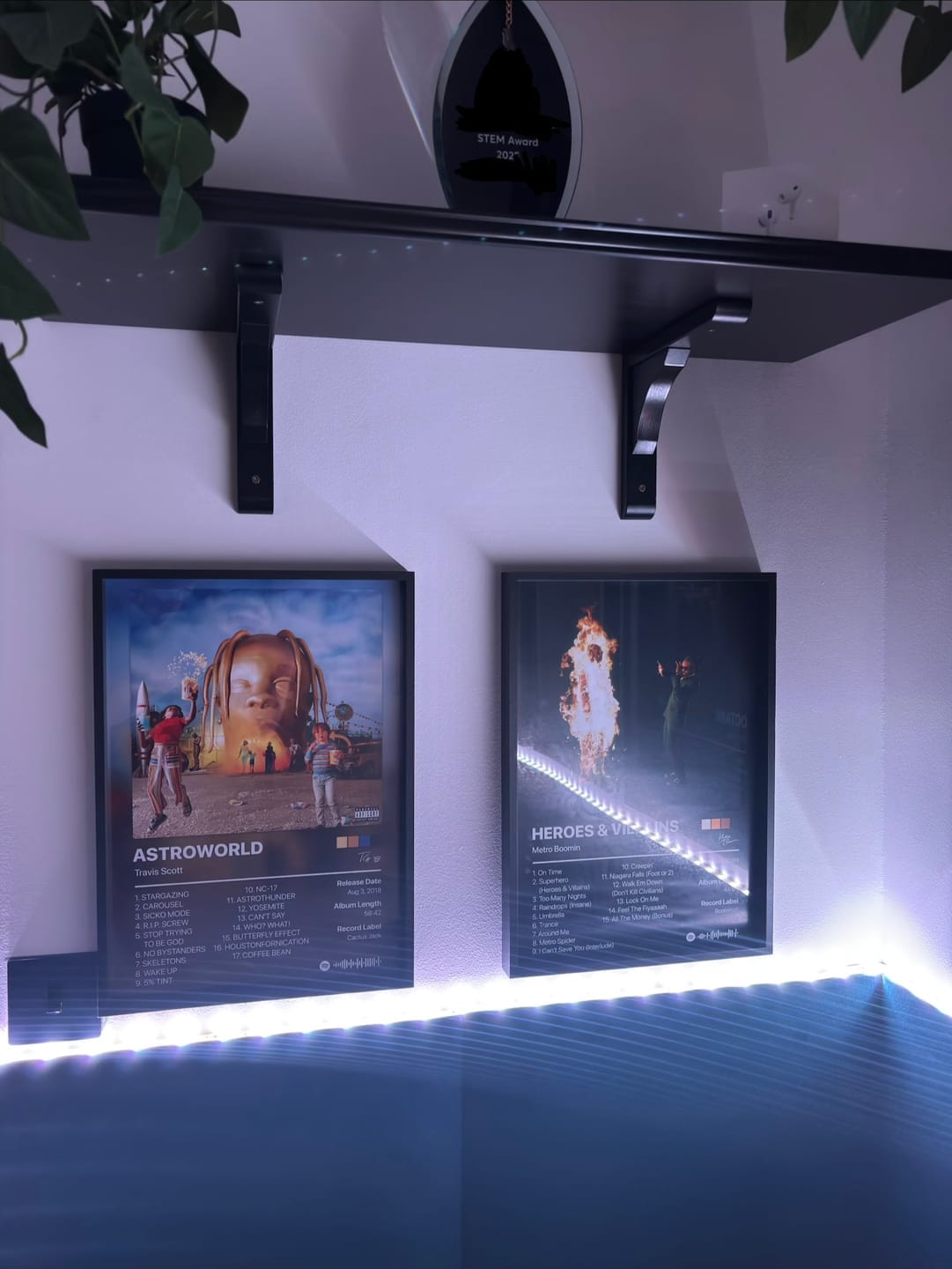 Customer photo review of Travis Scott ASTROWORLD Album Poster