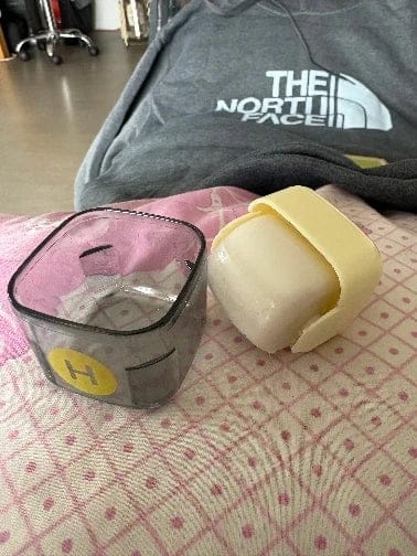 Customer photo review of Lenfian™ Tekrar Kullanılabilir - Mini Tüy ve Toz Temizleme Rulosu