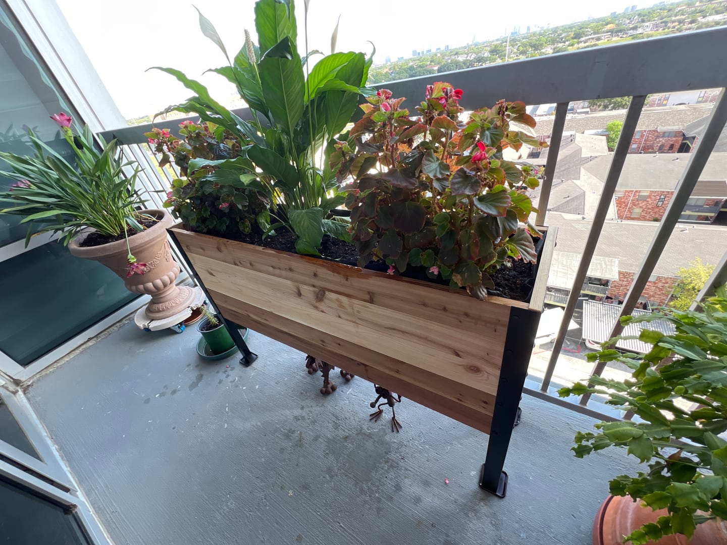 Customer photo review of 11.5″ x 48″ Deep Root Raised Garden Bed - 30″ TALL / Garden Grade