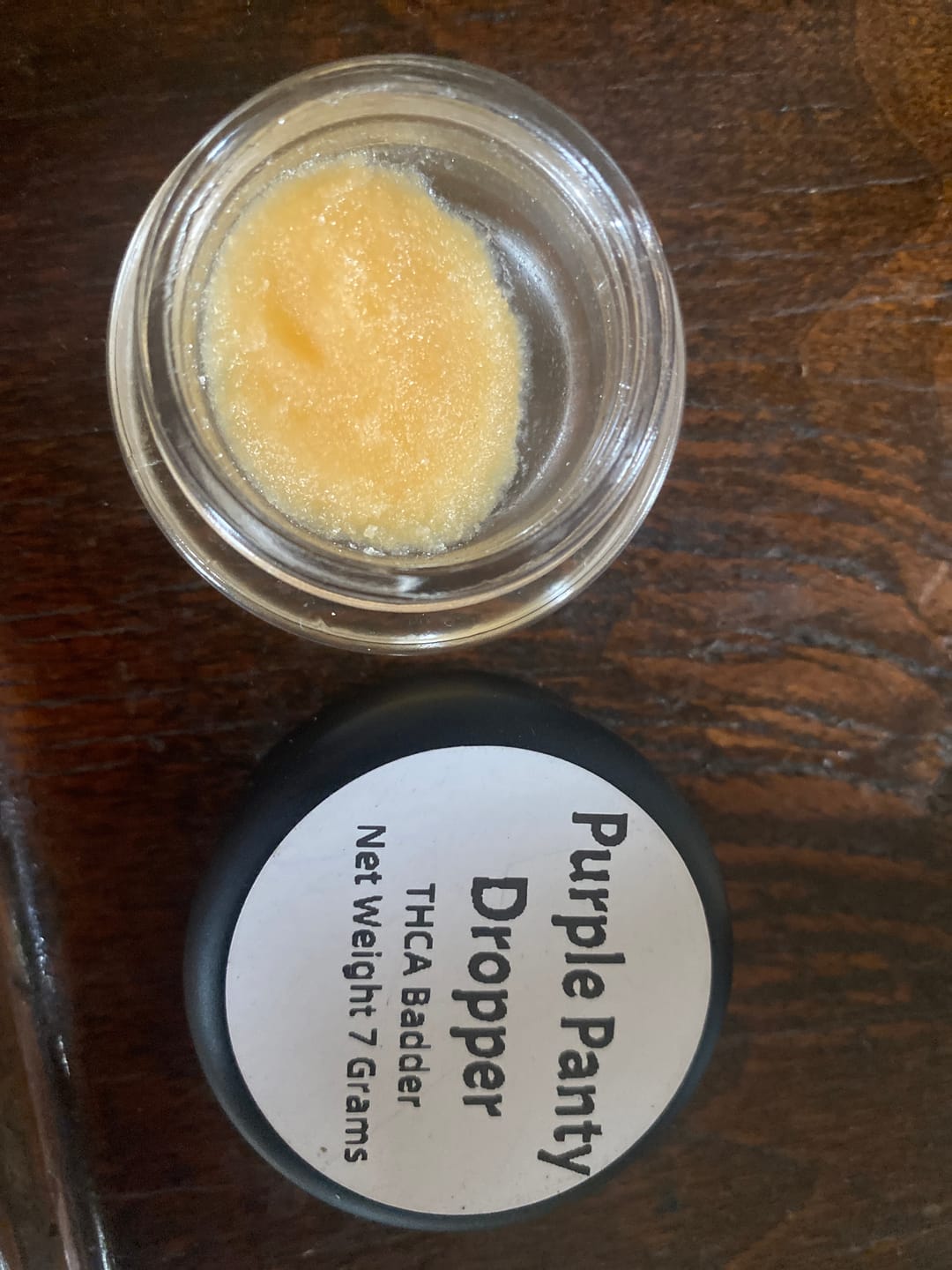 Customer photo review of Purple Panty Dropper | THCA Badder