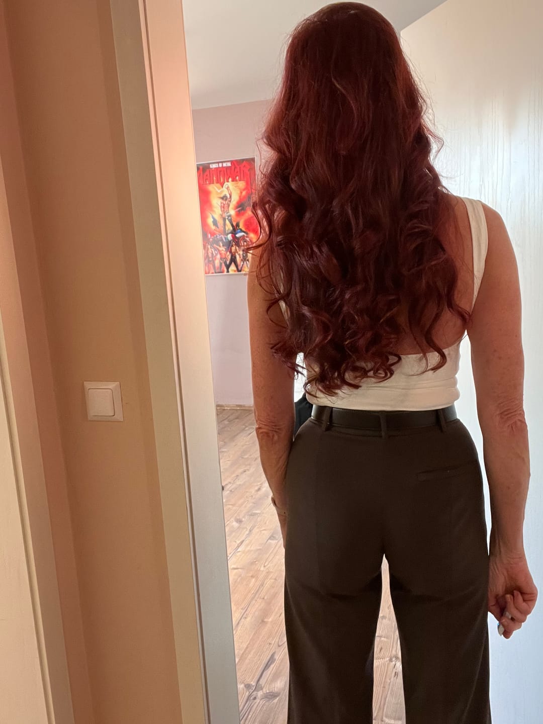 Customer photo review of Lockenband - Bordeaux I Natural