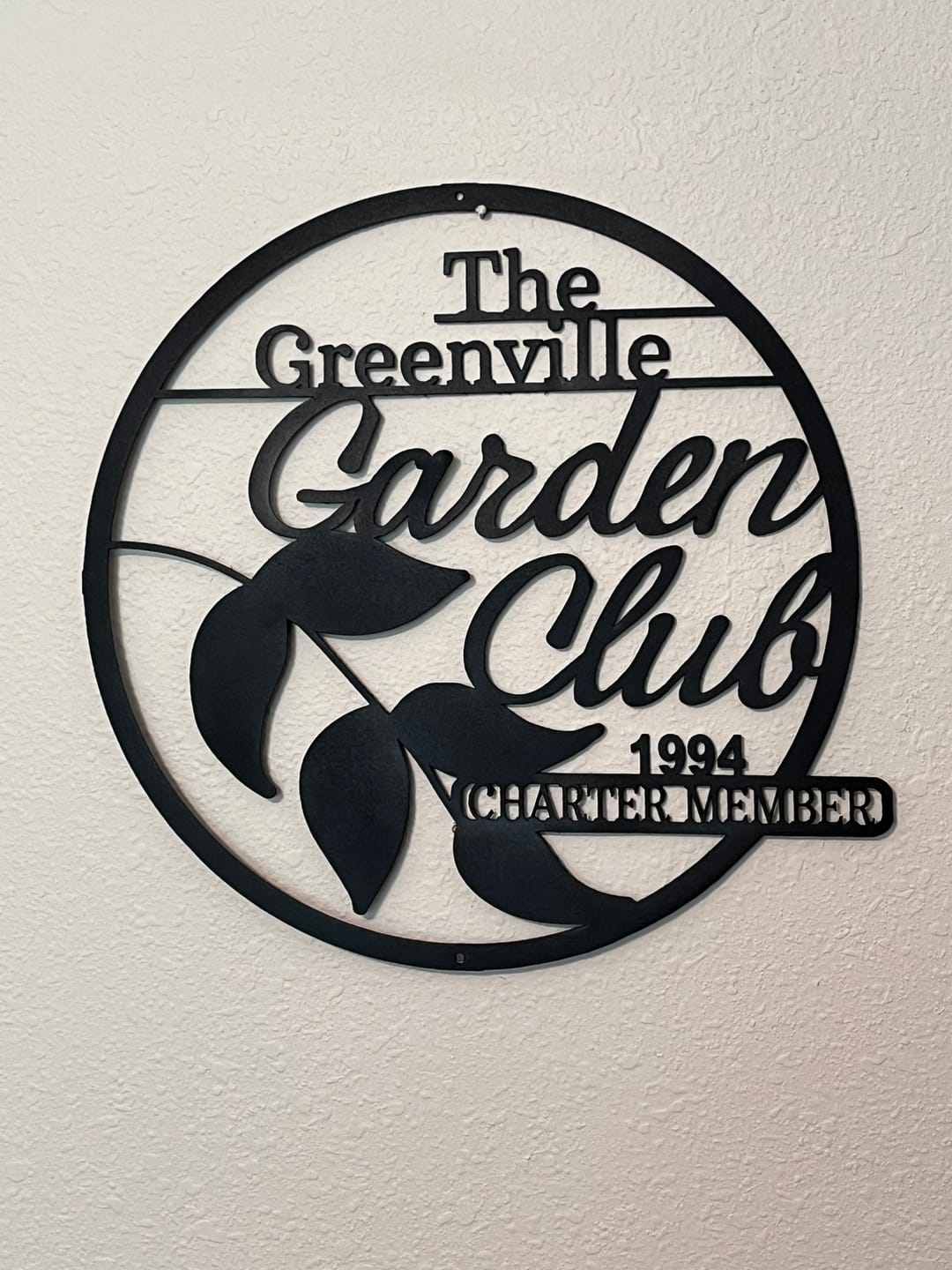 Customer photo review of Custom Ordered - Steel Sign