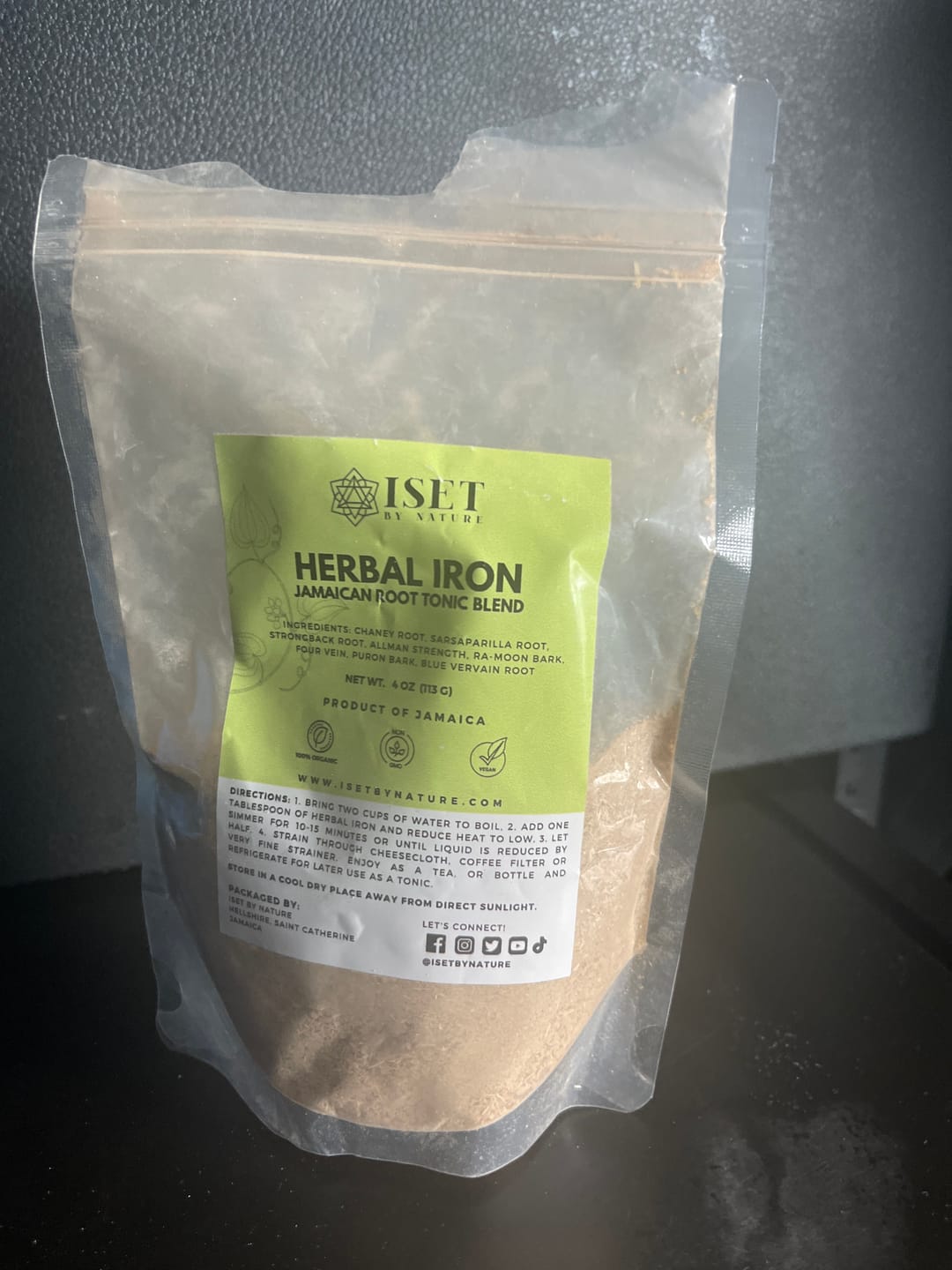 Customer photo review of Herbal Iron Roots™ Formula