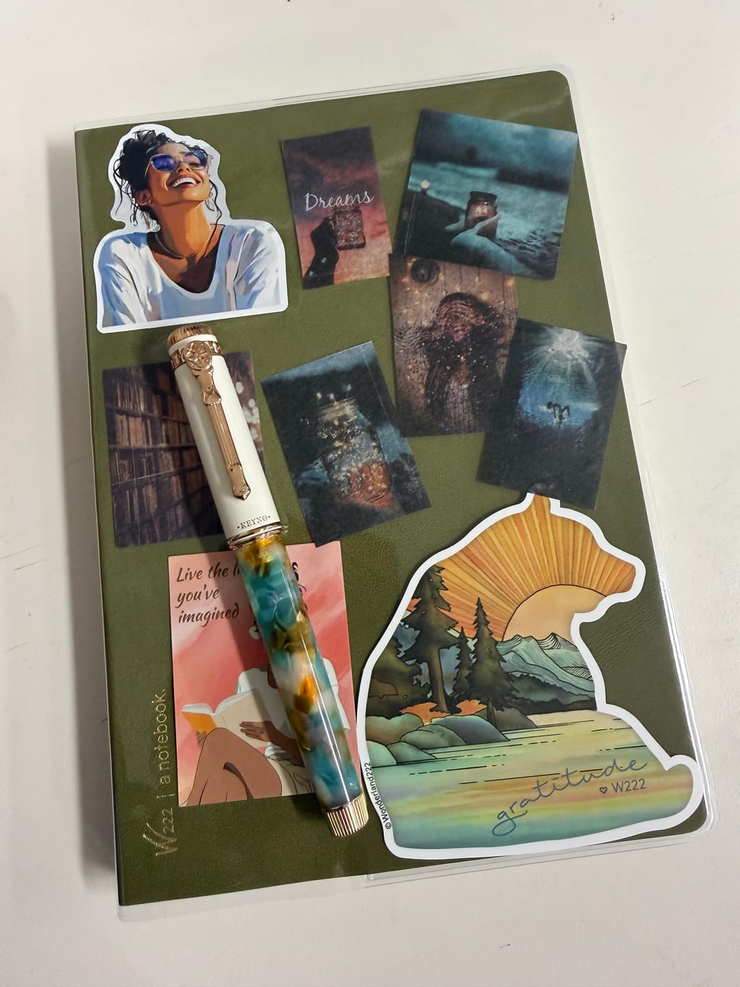 Customer photo review of Moody Photo - Washi Stickers