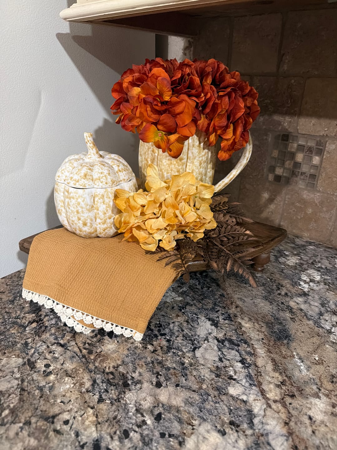Customer photo review of Evelyn Stoneware Pumpkin Jar