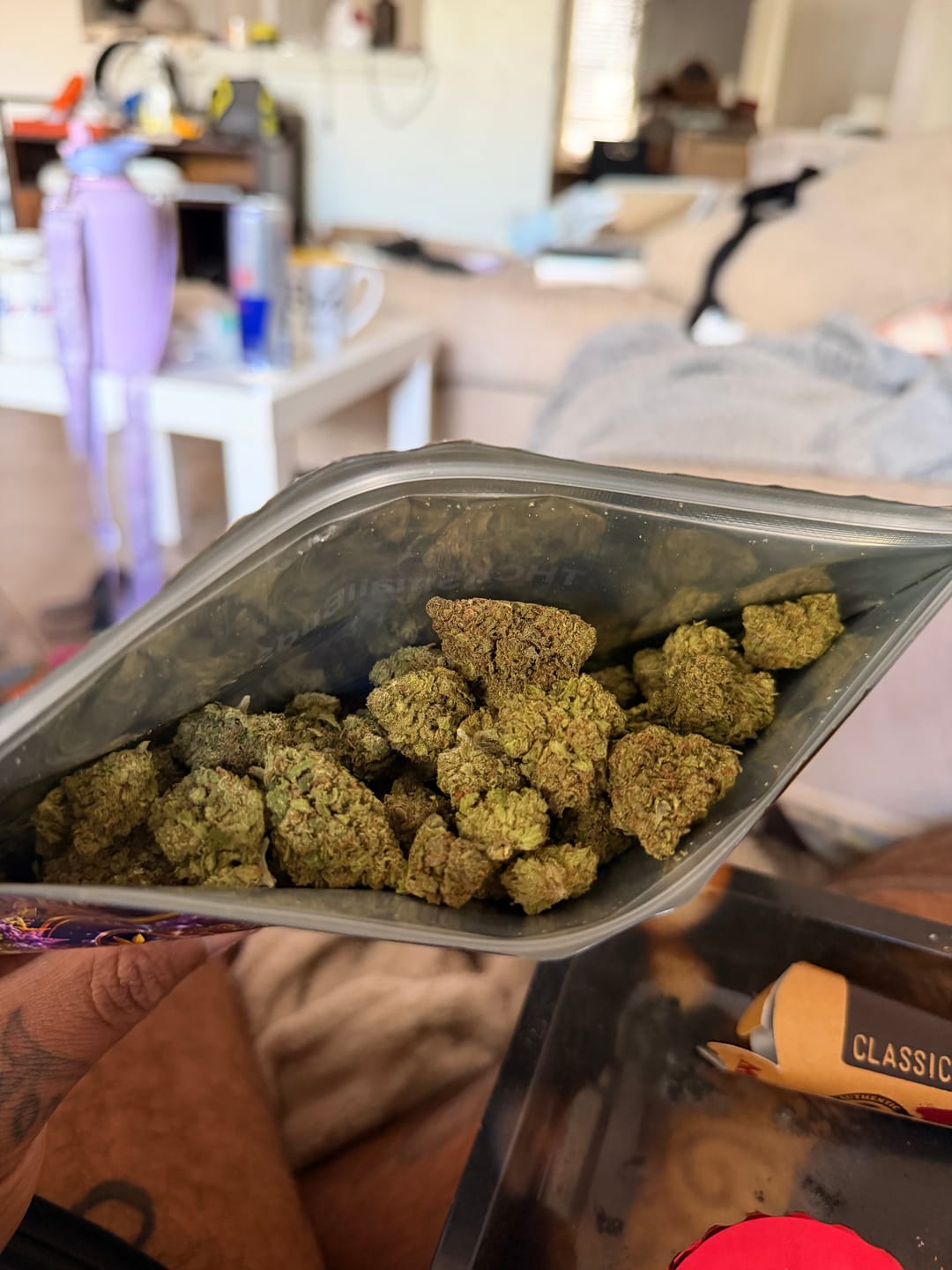 Customer photo review of Frozen Lemons THCA Flower