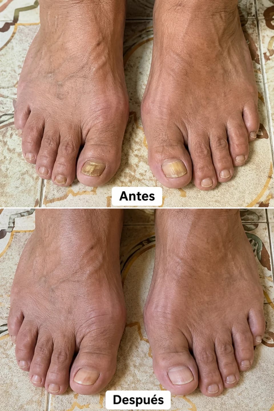 Customer photo review of Adiós a los hongos en las uñas con Onyvia V3