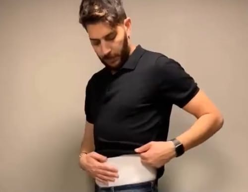 Customer photo review of مشد دعم القوام