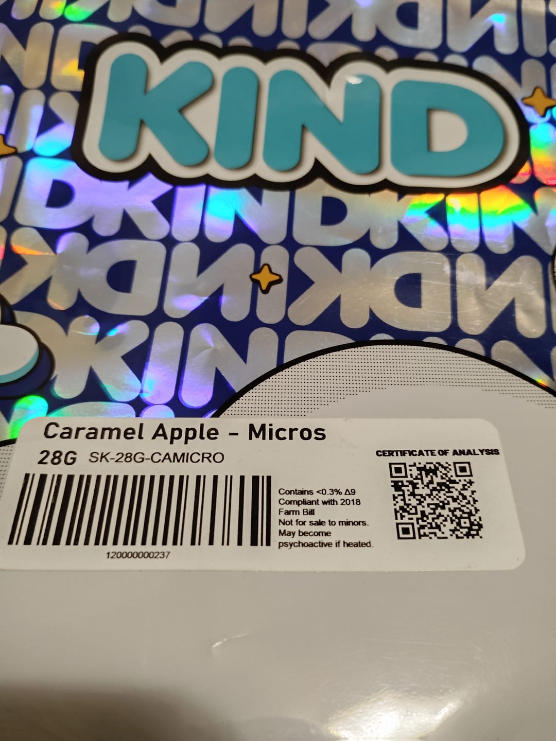 Customer photo review of Caramel Apple - Micros - 28 Grams - Hybrid