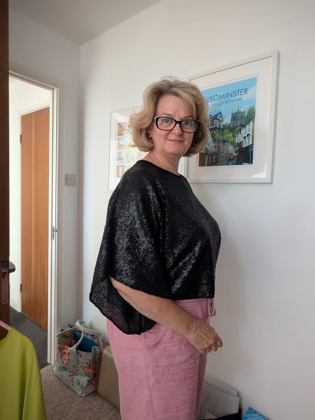 Customer photo review of All Over Sequin Fabric