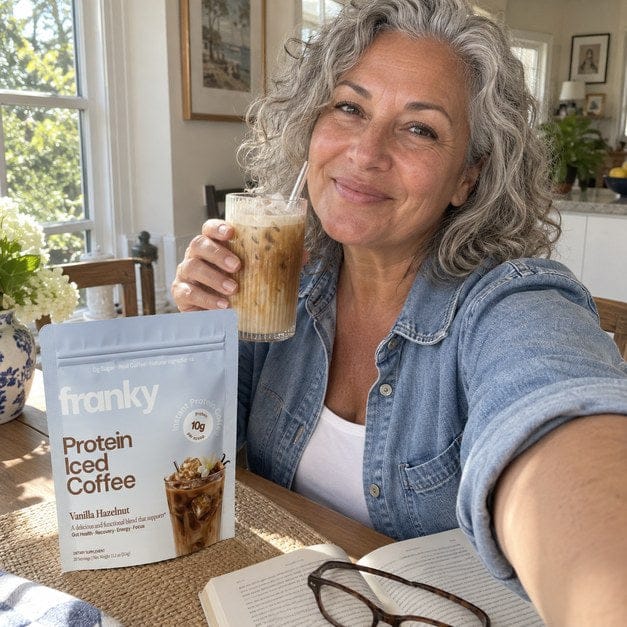 Customer photo review of Franky Protein Coffee