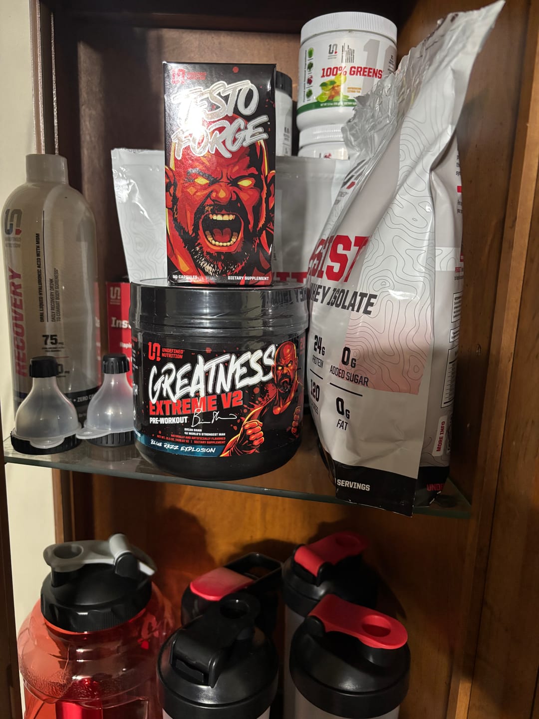 Customer photo review of SAVAGE STATE GREATNESS EXTREME V2 PRE-WORKOUT