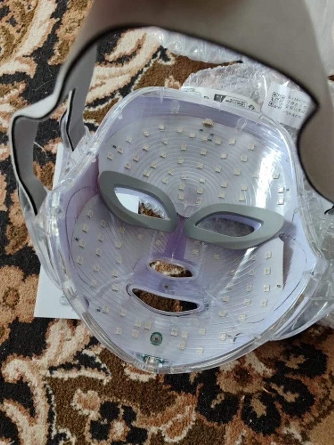 Customer photo review of Máscara Facial LED Dermacore