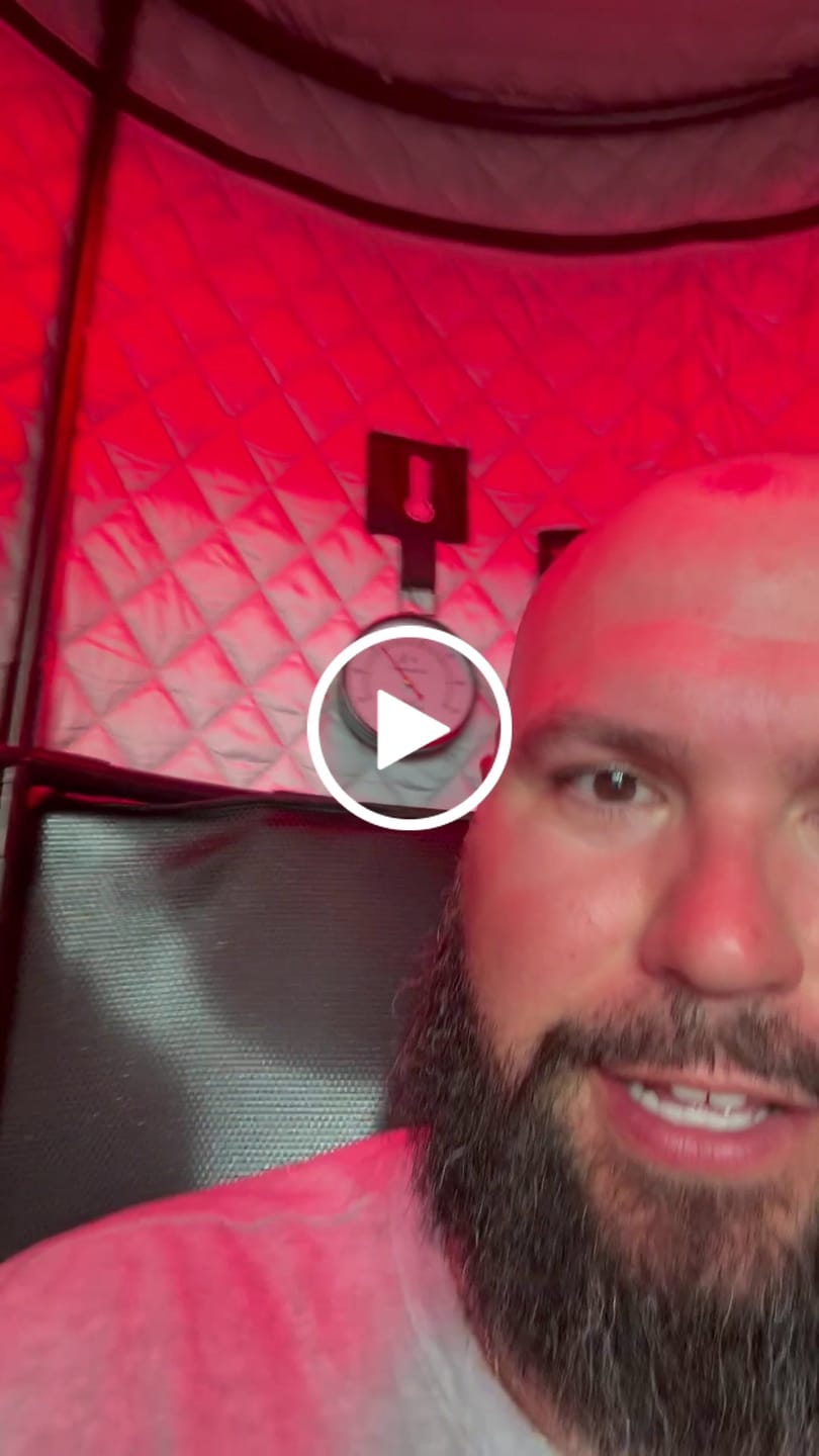 Customer video review of Sauna Duo-Therapy Pro® Cabin + Steamer