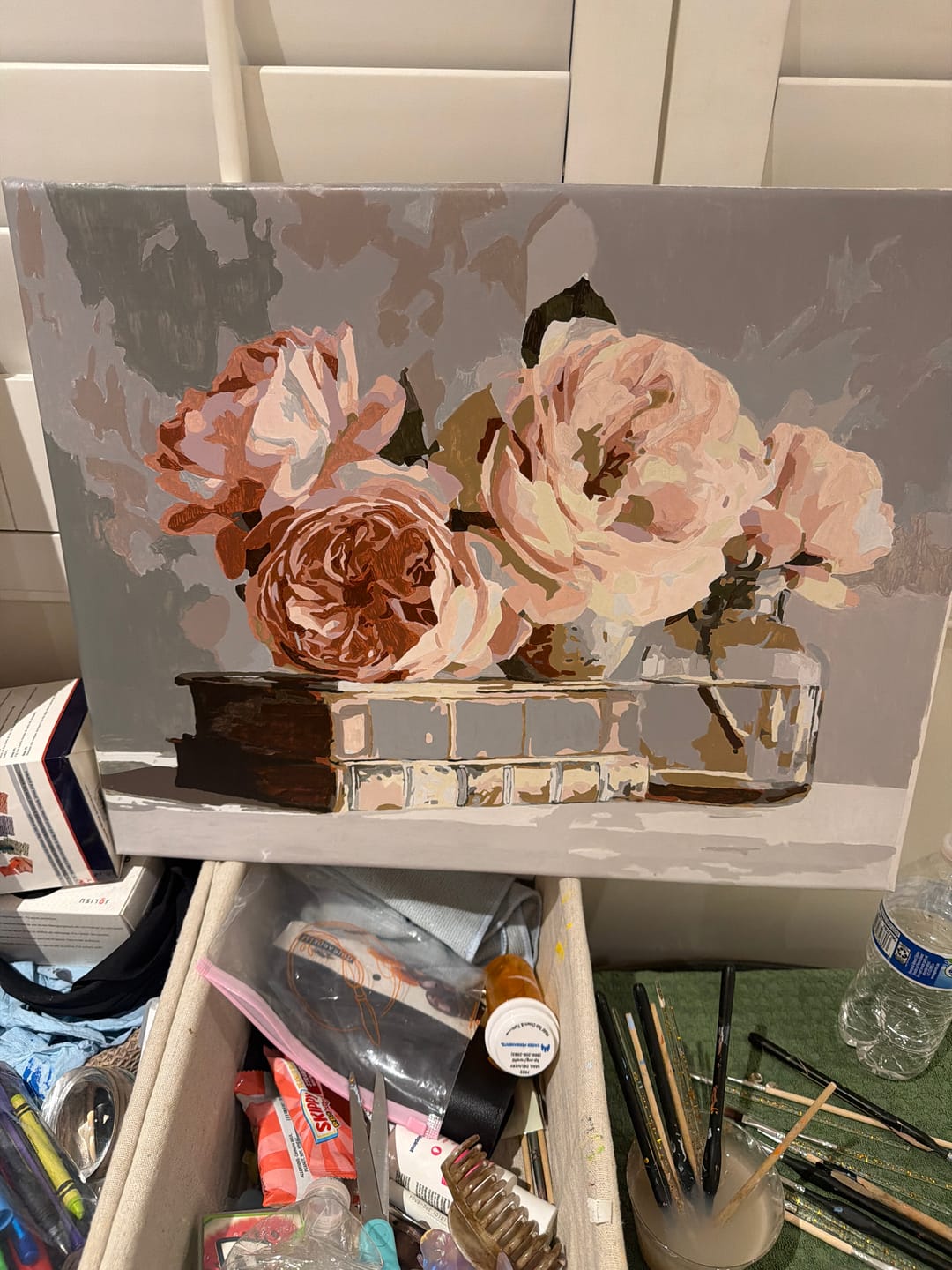 Customer photo review of Romantic kit | Paint by Number