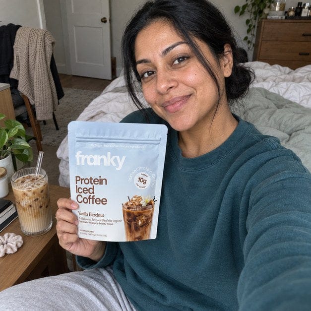 Customer photo review of Franky Protein Coffee
