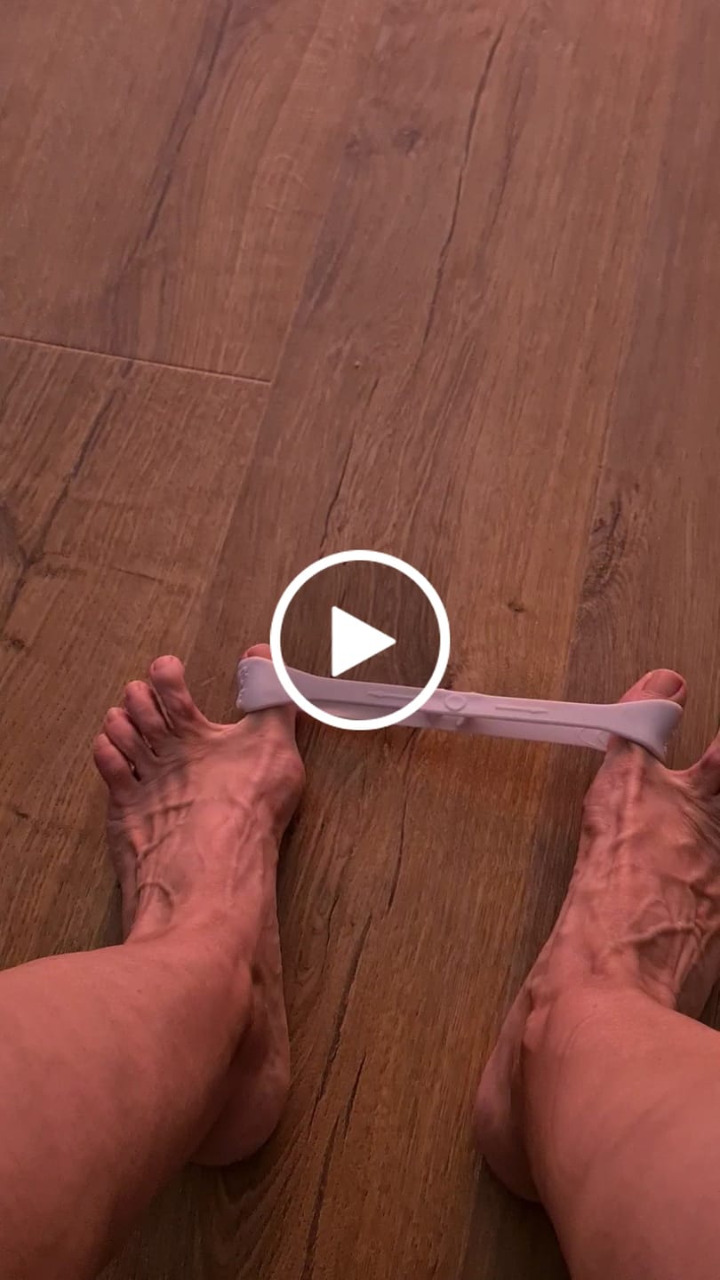 Customer video review of Separadores de dedos