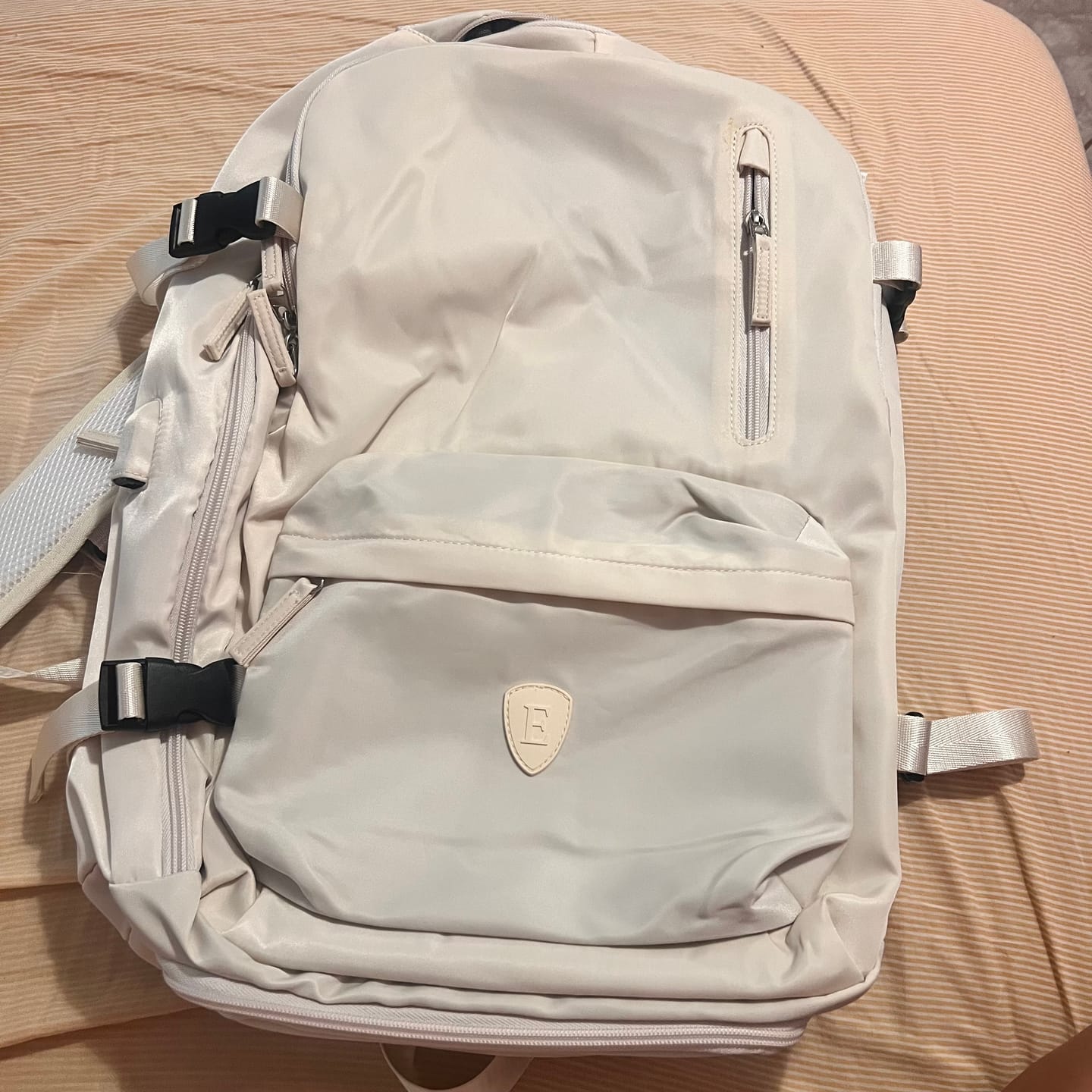 Customer photo review of Travel Backpack Off White
