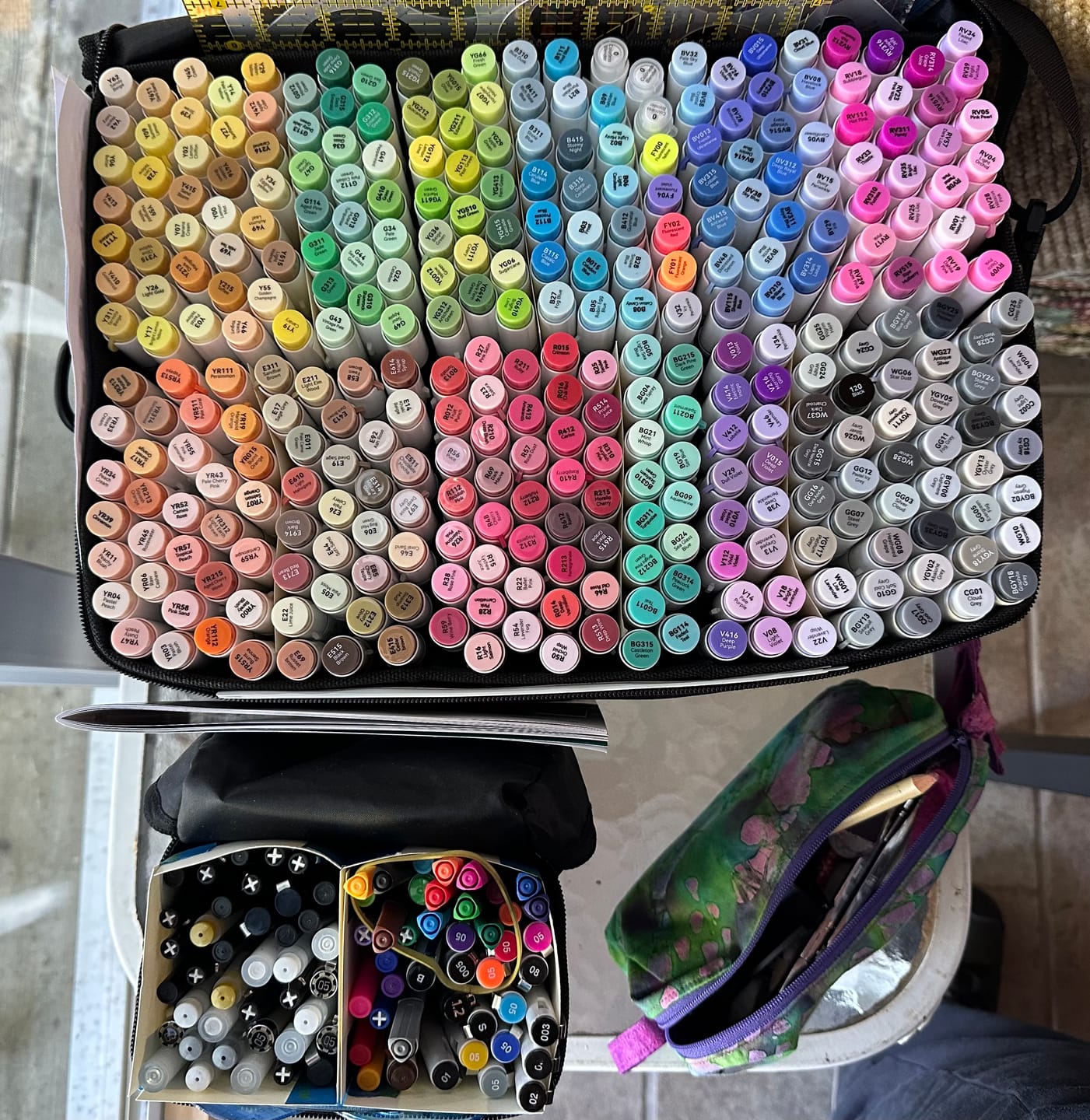 Customer photo review of Ohuhu Marker Bag for Oahu and Honolulu Series